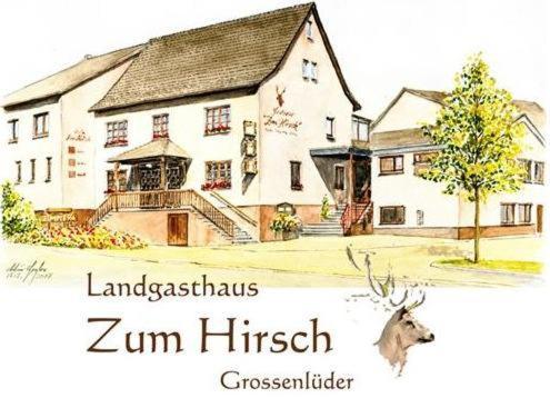 Hotel- Restaurant Zum Hirsch Grossenlueder Exterior photo